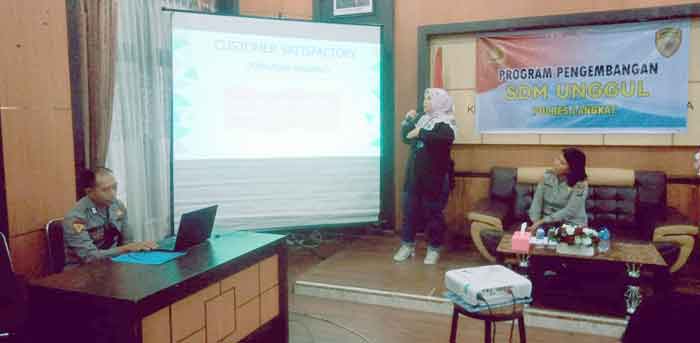 Giat Pelatihan Yanlink BRI dan BNI Tentang PPSU Polres Langkat