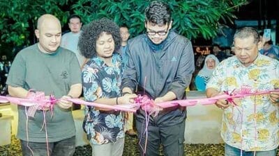 Grand Opening Coffe Shop Milik Babe Cabita, Bobby Nasution: Moga Sukses, Rumah Belajar Anak Muda Jadi Komika