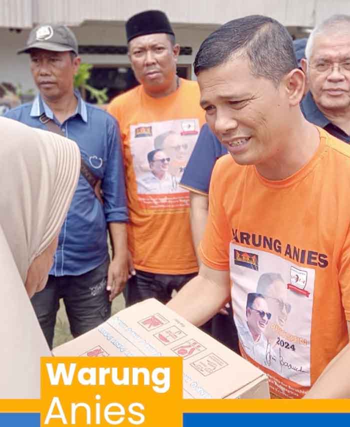 Relawan Warung Anies Sampaikan Bantuan Kepada Korban Banjir di Langkat