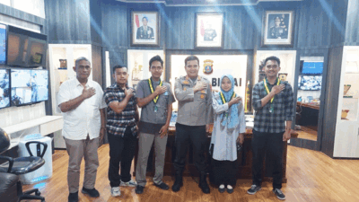 Kapolres Terima Silaturahmi Serikat Mahasiswa Muslimin Indonesia Kota Binjai