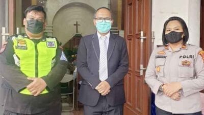 Kapolsek Medan Tuntungan Safari Kamtibmas di Tempat Ibadah