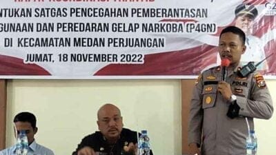Kecamatan Medan Perjuangan Gelar Rakor Pembentukan Satgas P4GN