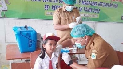 Pemkab Pakpak Bharat Laksanakan Bulan Imunisasi Anak Sekolah Serentak Tahun 2022