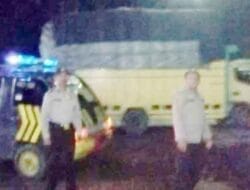 Patroli Blue Light Pawas Kanit Sabhara dan Personel Polsek Gebang