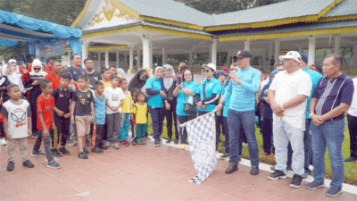 Pemkab Langkat Gelar Gerak Jalan Santai Peringati HKN Ke-58, Hadiah Utama dari Syah Afandin