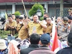 Bupati Eddy Berutu: Penutupan PT DPM dan PT Gruti Wewenang Pusat, Kami akan Telaah dan Tindaklanjuti Ke Pusat