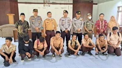 Operasi Kasih Sayang Polres Langkat, Sasaran Anak Sekolah yang Bolos