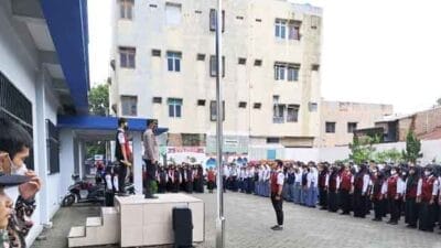 Antisipasi Tawuran dan Geng Motor, Polsek Medan Timur Go To School