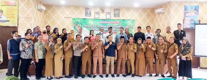 Polsek Medan Timur Gelar Sosialisasi Penanggulangan Narkoba