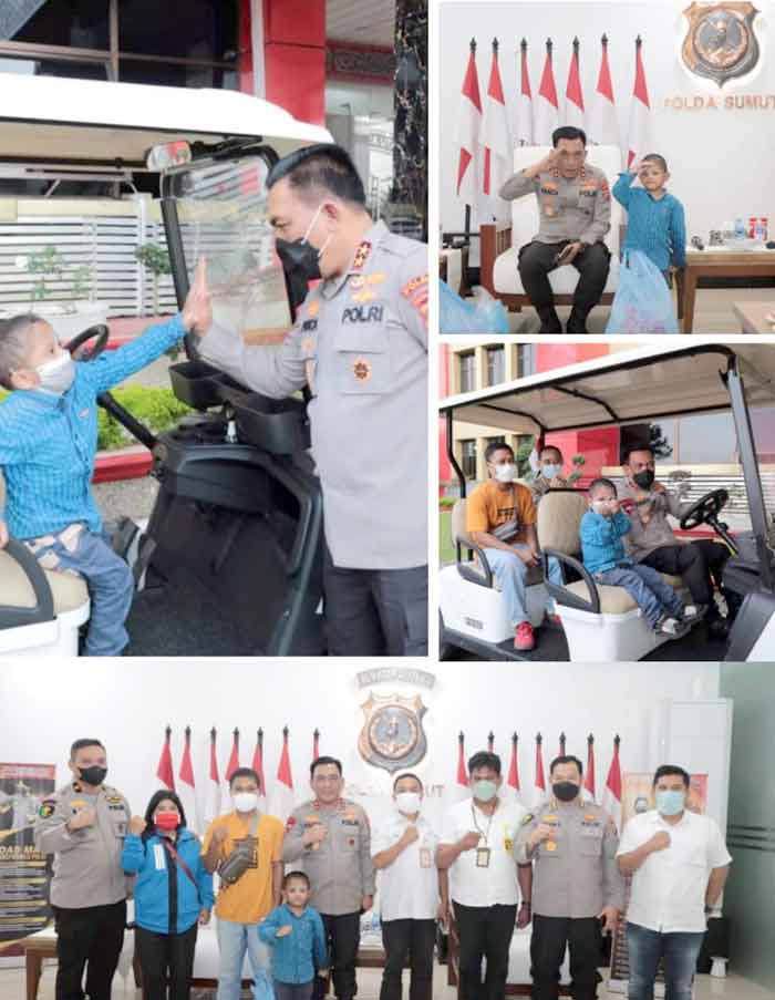 Peduli Kasus Kekerasan Anak, Kapoldasu dan Alfaqih Bermain Bersama