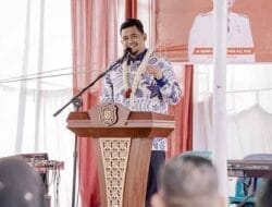 Safari Natal di Gereja HKBP Pardamean, Bobby Nasution: Dukung Pembangunan & Bangun Sumur Resapan