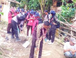 Saka Bhayangkara Poldasu Ikut Gotong Royong di Pertikaranas ke-IV di Palembang