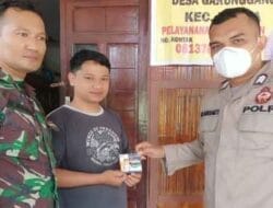 Sambang Desa & Silaturahmi Bhabinkamtibmas Polsek Salapian di Musala Al-Ikhlas