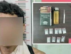 Satres Narkoba Polres Langkat Amankan Warga Dusun Tiga Desa Sungai Ular dengan BB 2,29 Gram