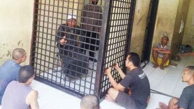 Tahanan Polsek Medan Timur Dapat Siraman Rohani