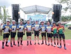 Tim Gowes Poldasu Raih Juara II Tour De Muara Takus Tempuh 126 Km