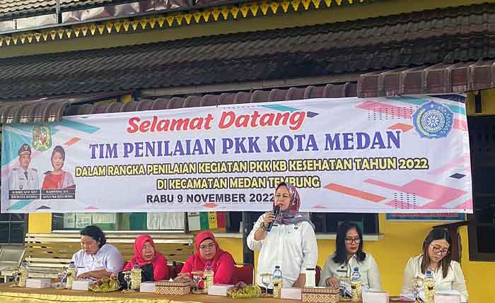 Tim Penilai PKK Kota Medan Kunjungi Kecamatan Medan Tembung