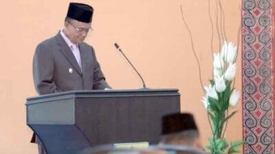 Wakil Bupati Pakpak Bharat Sampaikan Pidato Nota Pengantar RAPBD 2023