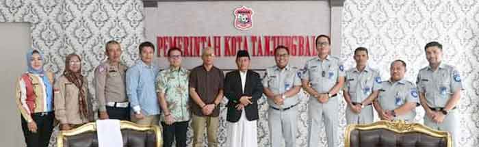 Wali Kota Tanjungbalai Terima Kunjungan Kepala PT Jasa Raharja Cabang Sumut