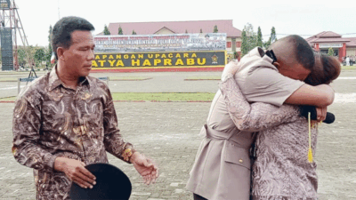 Anak Petani di Deli Serdang Dilantik Jadi Bintara Polisi