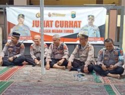 Polsek Medan Timur Gelar Jumat Curhat Untuk Dekatkan Diri ke Masyarakat