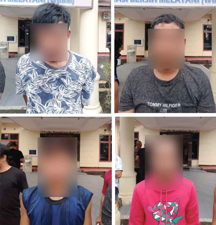 Empat Pelaku Tindak Pidana Pencurian dengan Kekerasan Diringkus Kanit Pidum Polres Langkat