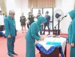 Fatiah Haitami Waris dilantik sebagai Ketua TP PKK dan Ketua Dekranasda
