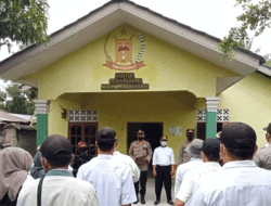 Apel Bersama Personel Polsek Pangkalan Susu dengan Kades dan Perangkat Desa Sei Siur