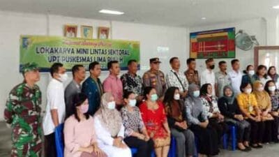 UPT Puskesmas Limapuluh Lokakarya Mini Lintas Sektoral Tahun 2022