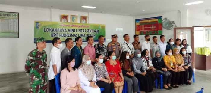 UPT Puskesmas Limapuluh Lokakarya Mini Lintas Sektoral Tahun 2022