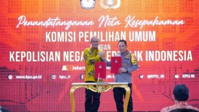 MoU dengan KPU, Kapolri: Jaga Persatuan Kesatuan di Pemilu 2024 Syarat Mutlak
