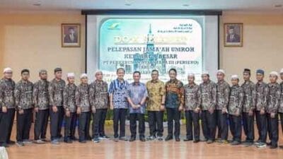 PTPN III (Persero) Berangkatkan 64 Orang Jamaah Umrah