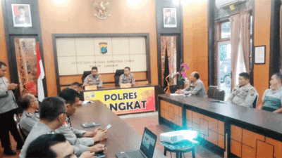 Polres Langkat Laksanakan Latihan Pra-Operasi Kusuma Toba 2022