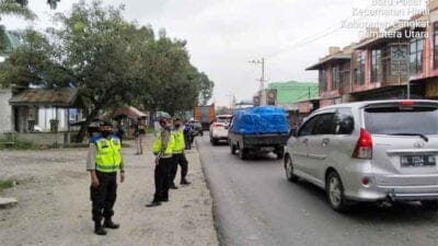 Polres Langkat Laksanakan Tes Urine Terhadap Para Sopir