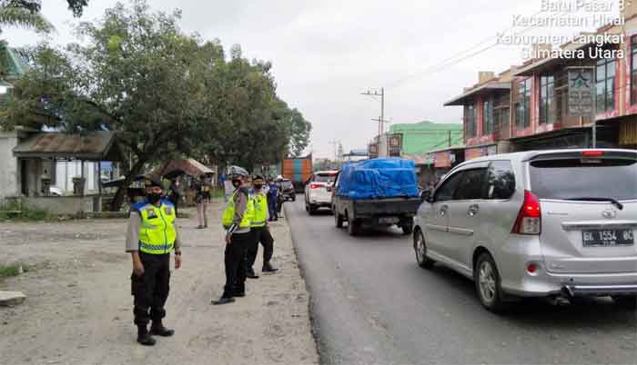 Polres Langkat Laksanakan Tes Urine Terhadap Para Sopir