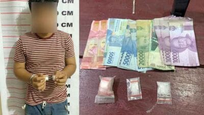 Reskrim Polsek Padang Tualang Amankan Pelaku Tindak Pidana Narkotika