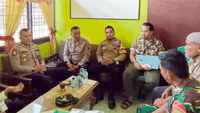 Polsek Brandan Mediasi Warga Alur Dua dengan Pihak Cafe Mercy