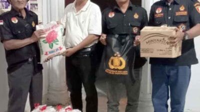 SAR Pendawa Sumut Terima Paket Sembako Kabareskrim Polri