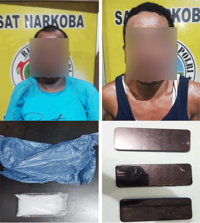 Satres Narkoba Polres Binjai Amankan 2 Orang Lagi Transaksi Sabu
