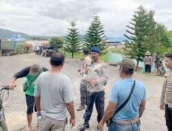 Ditpolairud Poldasu Imbau Masyarakat Tak Buang Sampah ke Danau Toba