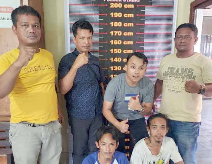 Dua Pelaku Pencuri Diamankan Unit Reskrim Polsek Stabat