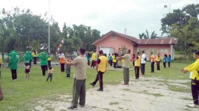 Giat Senam Bersama Forkopimca Kecamatan Hinai
