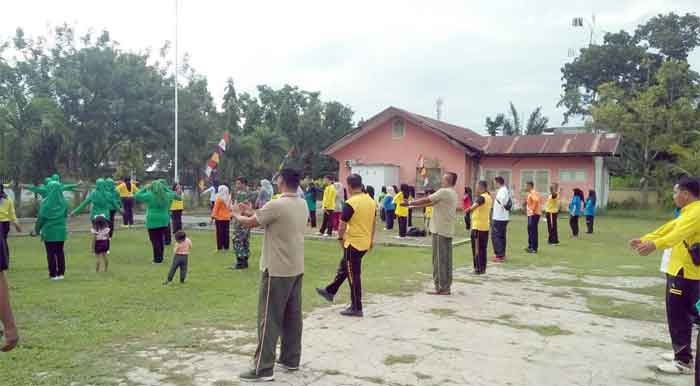 Giat Senam Bersama Forkopimca Kecamatan Hinai