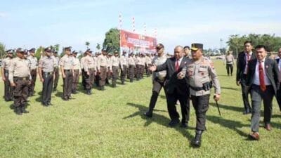 Kapoldasu Pimpin Upacara HUT Ke-42 Satpam