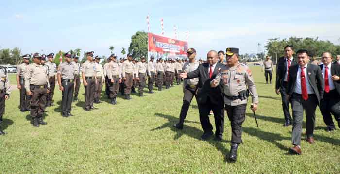 Kapoldasu Pimpin Upacara HUT Ke-42 Satpam