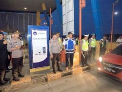 Kapoldasu Tinjau Lalu Lintas di Tol Sinaksak-Dolok Morawan