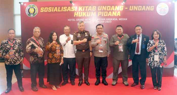 Bersama MAHUPIKI dan FH–USU, Kapoldasu Sosialisasikan UU Nomor 1 Tahun 2023 Tentang KUHP