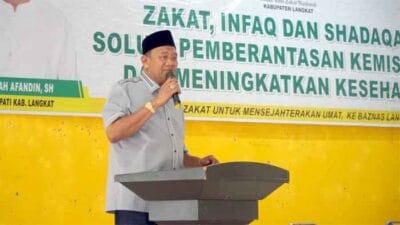 Syah Afandin Ajak ASN Langkat Berzakat ke Baznas