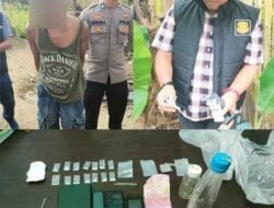 Tim Gabungan Polres Langkat Gerebek Kampung Narkoba