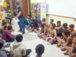 Tim Patroli Presisi Polresta Deliserdang Amankan 46 Remaja Diduga Kelompok Geng Motor